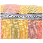 Roka Mill Hill Small Cotton Canvas Bum Bag - Faded Multi Stripe