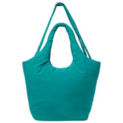 Roka Oxford Medium Taslon Shoulder Bag - Ocean View Blue