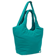 Roka Oxford Medium Taslon Shoulder Bag - Ocean View Blue