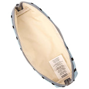 Roka Tate Small Cotton Canvas Pouch - Blue Stripe