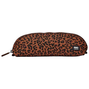 Roka Tate Small Cotton Canvas Pouch - Mini Leopard Brown
