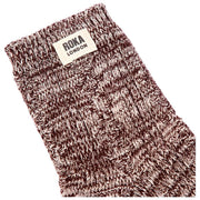 Roka Wallace Crew Socks - Coco Brown
