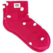Roka Wembley Ankle Socks - Red Dot