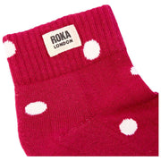 Roka Wembley Ankle Socks - Red Dot