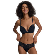 Skarlett Blue Captivate Lace Bikini Brief - Black