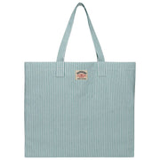 Superdry & Co Oxford Stripe Tote Bag - Peppermint Chalk Green Stripe