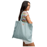 Superdry & Co Oxford Stripe Tote Bag - Peppermint Chalk Green Stripe