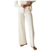 Triumph Versatile Rib Straight Trousers - Silk White