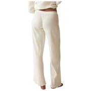 Triumph Versatile Rib Straight Trousers - Silk White