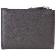 Vivienne Westwood Saffiano Slim Flap Card Holder Purse - Black