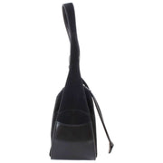 Vivienne Westwood Stacey Suede Leather Bucket Bag - Black