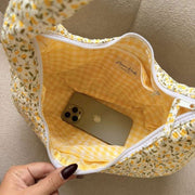 Moon Nude Buttercup Hoop Bag - Yellow/White