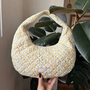 Moon Nude Buttercup Hoop Bag - Yellow/White
