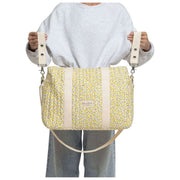 Moon Nude Buttercup Diaper Bag - Yellow/White