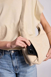 Hindbag Emile Multi Pocket Shoulder Bag - Jute Beige