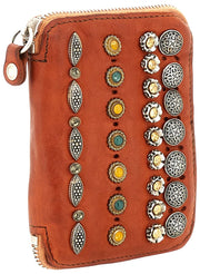 Campomaggi Forte Dei Marmi Rhinestone Purse - Brick Orange