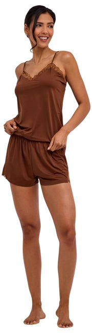 Falke Delicate Touch Shorts - Deer Brown