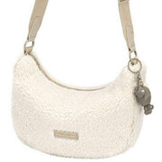 david-jones-faux-fur-sling-bag---beige-34507589