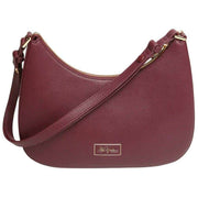 Alice Wheeler London Ascot Shoulder Bag - Berry Red
