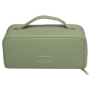 Alice Wheeler London Luxury Travel Train Case - Sage Green