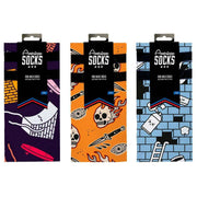 American Socks Skateboard Gift Box Socks - Purple/Orange/Blue