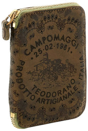 Campomaggi Floriana Laser Cashmere Purse - Military Green