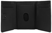 Dents Aire Trifold Card Holder Wallet - Black