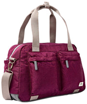 Roka Gatwick Small Recycled Canvas Duffle Bag - Cherry Lacquer Red