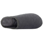 isotoner-swept-back-popcorn-mule-slippers---grey-34523467