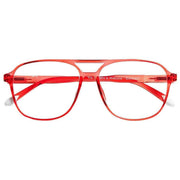 Barner Brad Glossy Blue Light Reading Glasses - Radiant Red