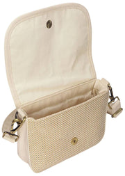 Hindbag Margault Woven Shoulder Bag - Nude Beige