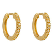 Beginnings Thin Hoop Earrings - Gold