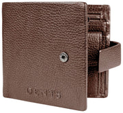 Dents Aire Coin Bifold Wallet - Chocolate Brown