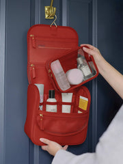 Stackers Medium Hanging Wash Bag - Red