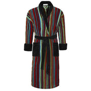 Bown of London Dundee Dressing Gown - Black/Multi-colour