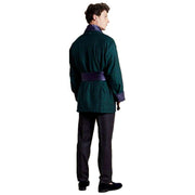 Bown of London Russborough Short Smoking Jacket - Green/Navy