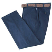 BRUHL Montana Nanotec Gabardine Stretch Chinos - Dark Blue