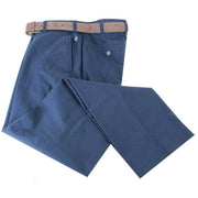 BRUHL Montana Nanotec Gabardine Stretch Chinos - Dark Blue