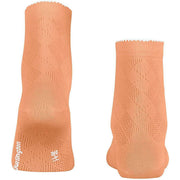 Burlington Chelsea Short Socks - Peach Orange
