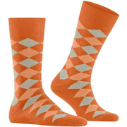 Burlington Danny Socks - Carrot Orange