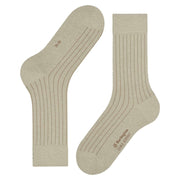 Burlington Duke Street Socks - Gravel Beige
