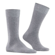 Burlington Duke Street Socks - Steel Mel