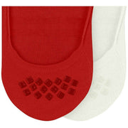 Burlington Everyday 2-Pack No Show Socks - Active Red