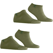 Burlington Everyday 2-Pack Sneaker Socks - Salvia Green