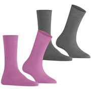 Burlington Everyday 2 Pack Socks - Peony Pink