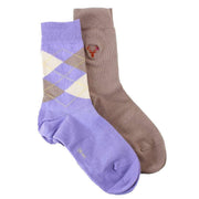 Burlington Everyday X-Mas Gift Box Socks - Lilac/Sand Beige