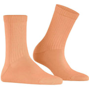 Burlington Fleet Street Socks - Peach Orange