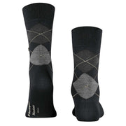 Burlington Manchester Socks - Black/Grey