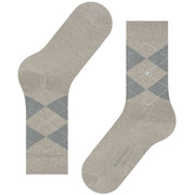 Burlington Marylebone Lurex Socks - Light Grey