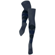 Burlington Marylebone Overknee Socks - Dark Blue Mel